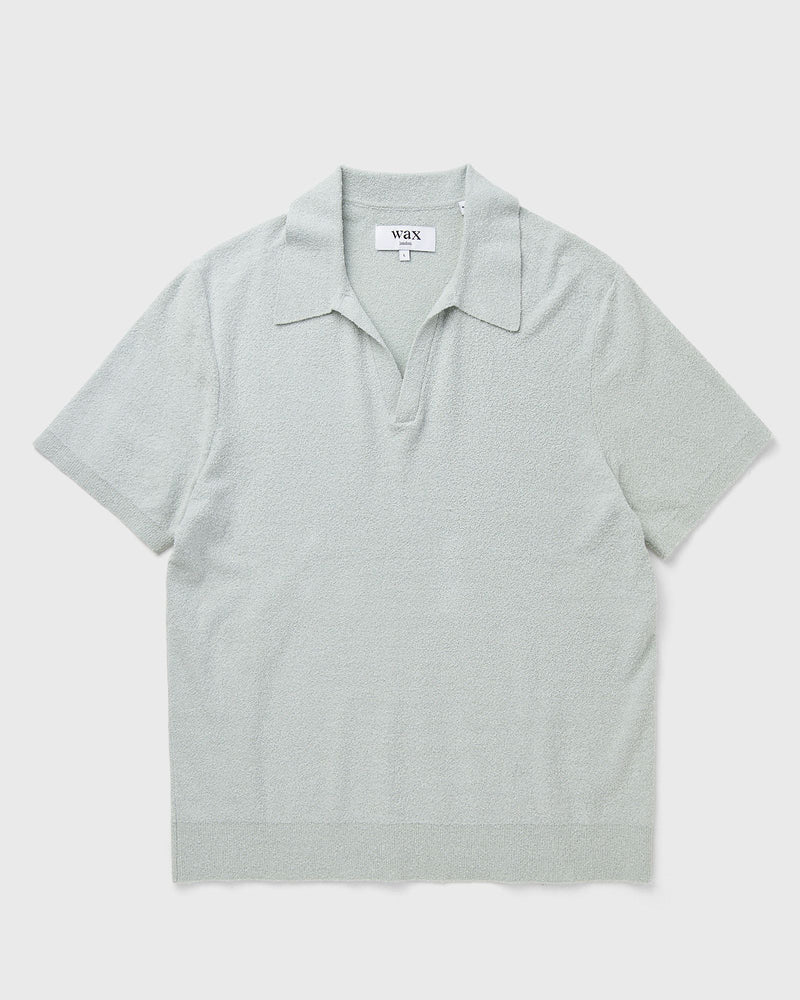 Wax London Siena Ss Polo Boucle Yarn Green