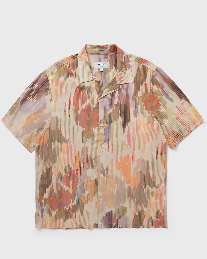 Wax London Didcot Ss Shirt Corrugated Floral Multi