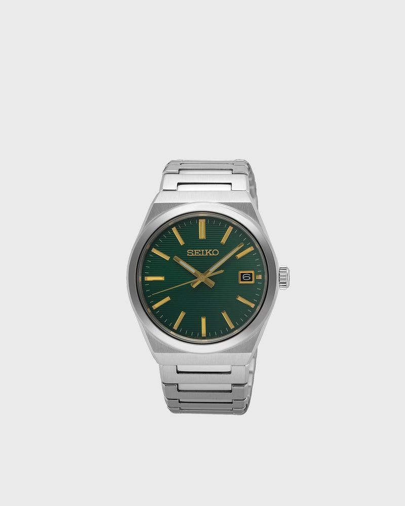 Seiko Quarz Zb Schwarz Black|silver