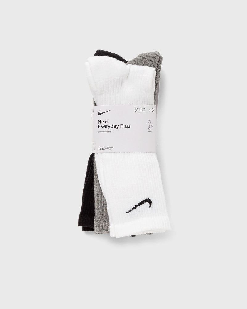 Nike Everyday Plus Cushioned Training Crew Socks (3 Pairs) Multi