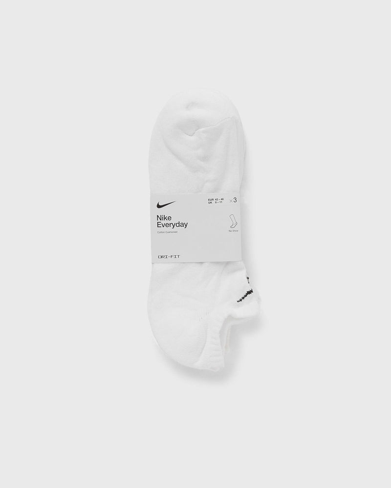 Nike Everyday Cushion No-Show Socks (3 Pairs) White