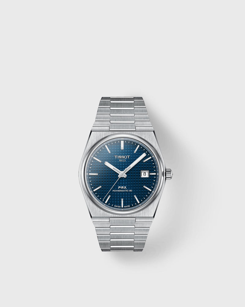 Tissot Prx Powermatic 80 Blue|silver