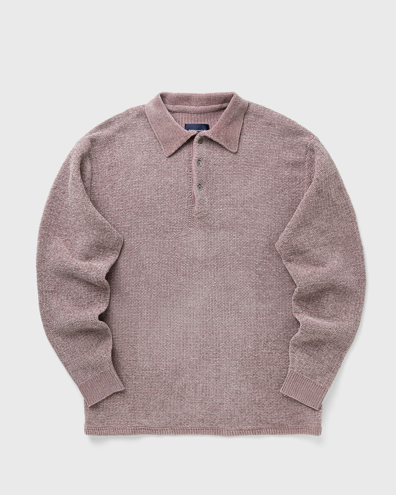 Thisisneverthat Velvet Knit Polo Pink