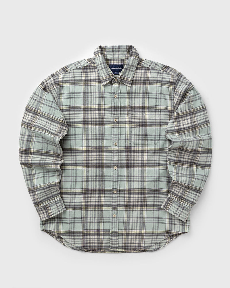 Thisisneverthat Flannel Check Shirt Blue
