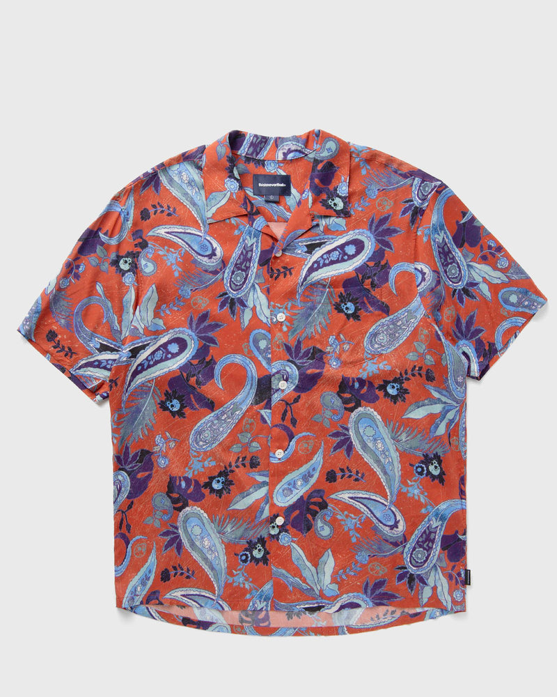 Thisisneverthat Weird Paisley S/S Shirt Red