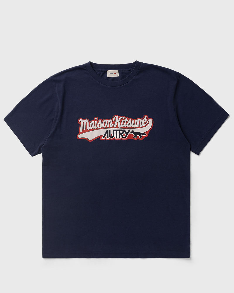 Autry Action Shoes X Maison Kitsune Main Tee Blue