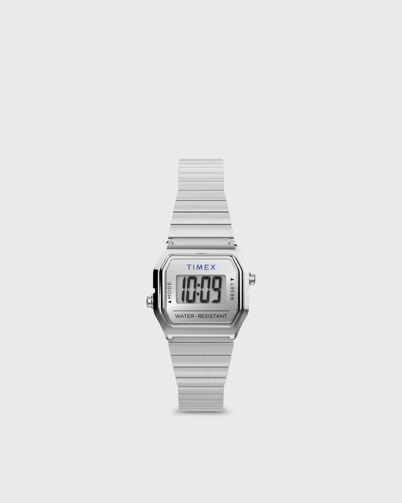 Timex Teeny Tiny Timex Sst Case and Perfect Fit Expansion Band Silver