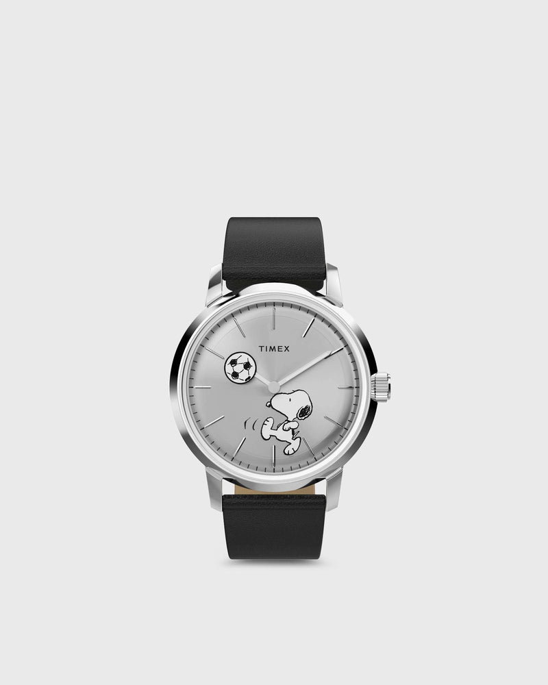 Timex Marlin Automatic Peanuts Football Black|silver