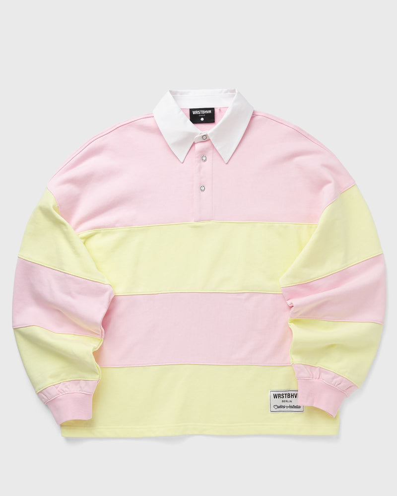 WRSTBHVR Geri Polo Sweatshirt Pink|yellow
