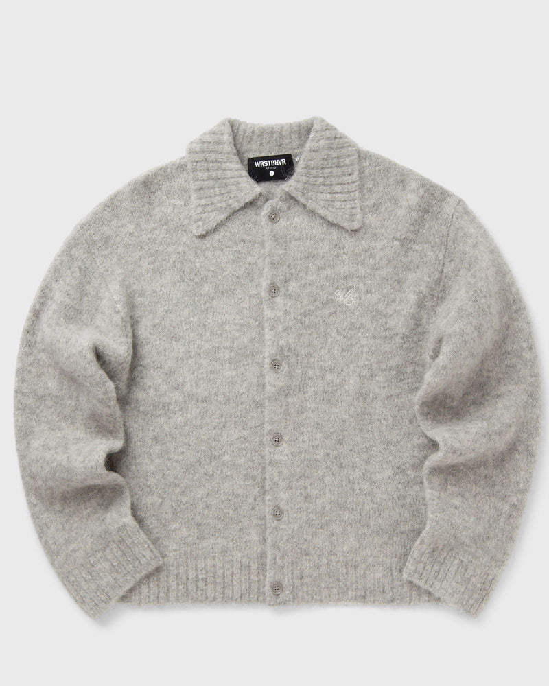 WRSTBHVR Chester Polo Cardigan Grey