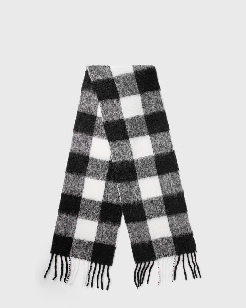 WRSTBHVR Rania Scarf Black|white