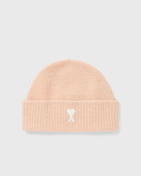 AMI Paris AMI de Coeur Beanie Brown