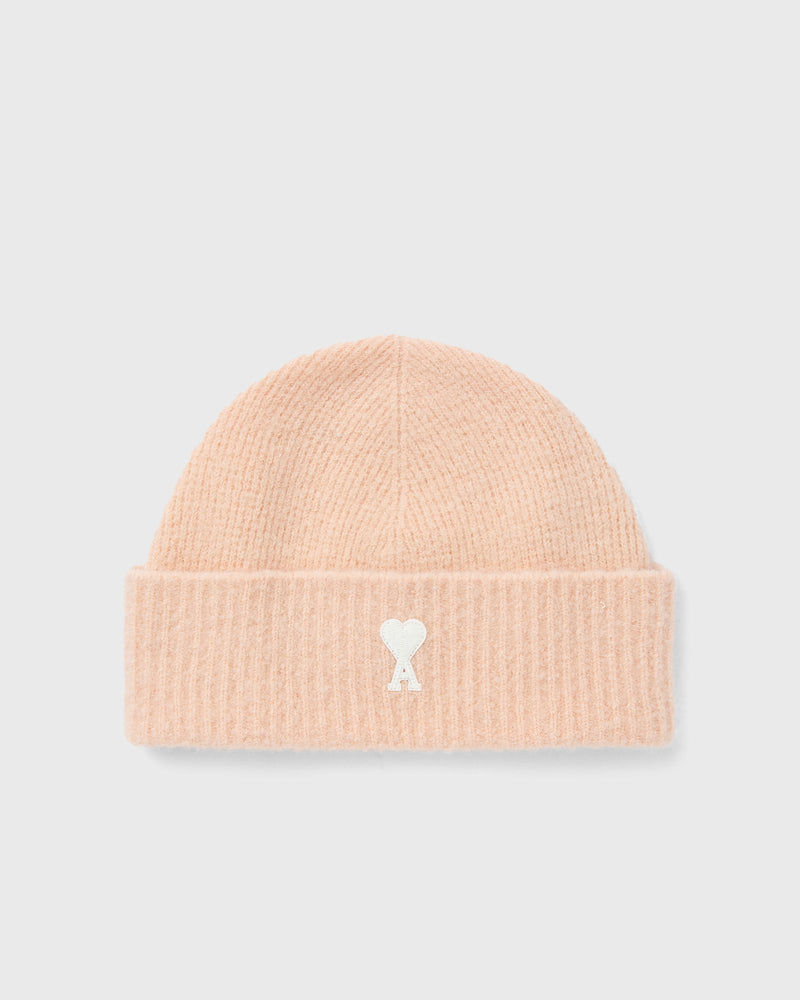 AMI Paris AMI de Coeur Beanie Brown
