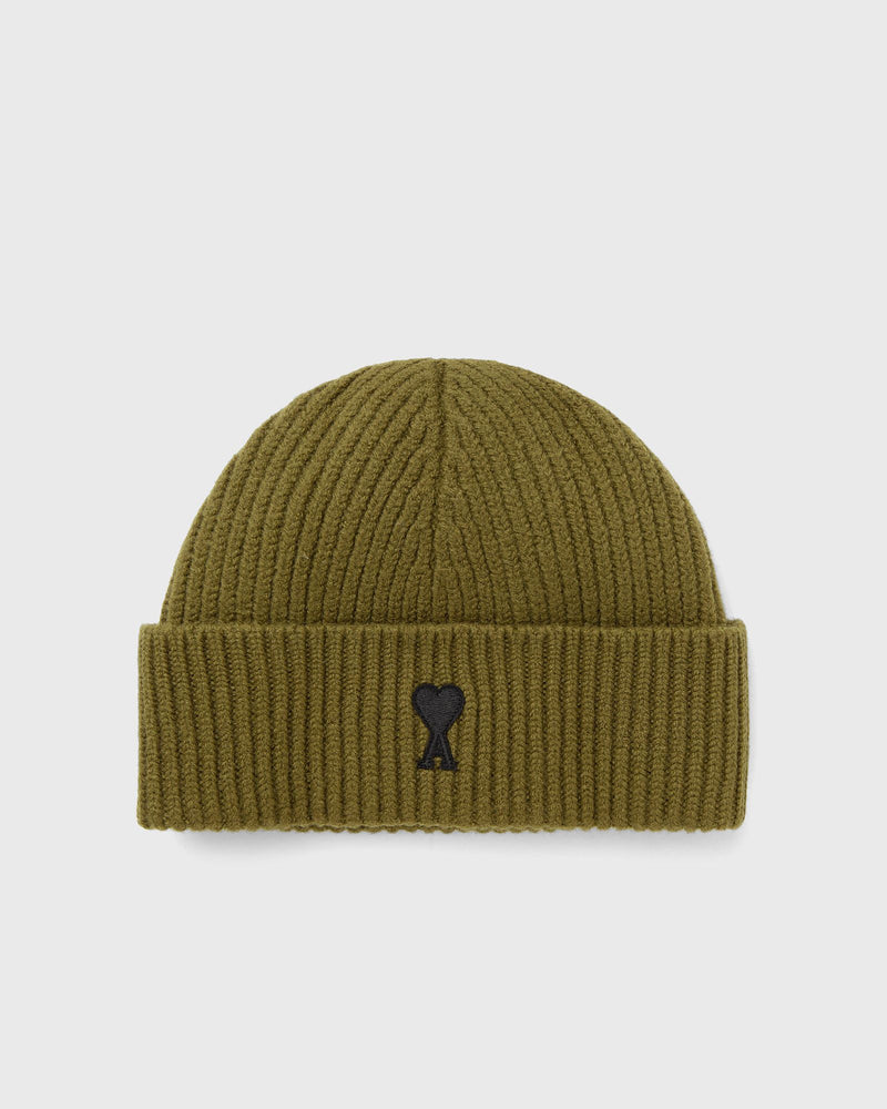 AMI Paris AMI de Coeur Beanie Green