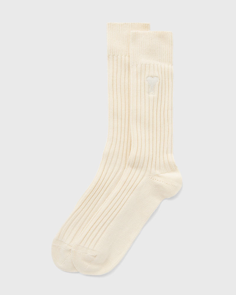 AMI Paris Adc Plain Sock Red
