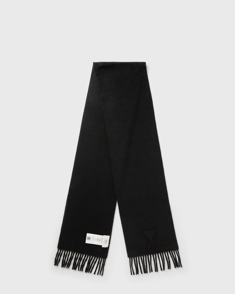 AMI Paris AMI de Coeur Embosse Scarf Grey