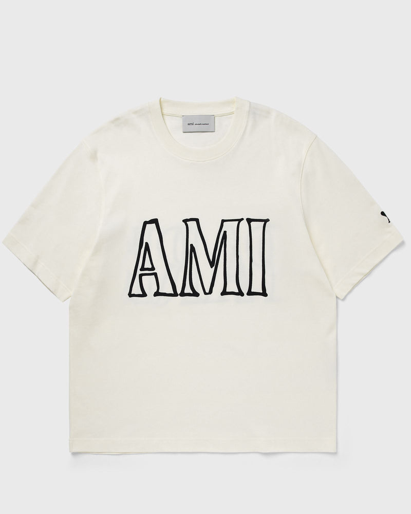 AMI Paris Boxy Fit Short Sleeves Teeshirt White