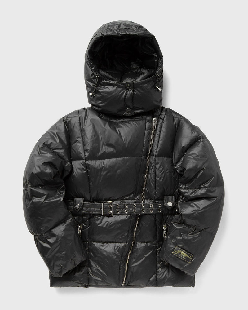 Ganni Shiny Nylon Puffer Jacket Black