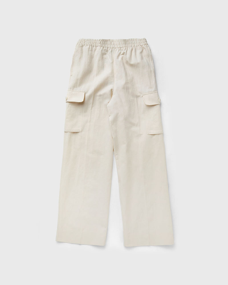 Olaf Cotton Linen Cargo Pants Beige
