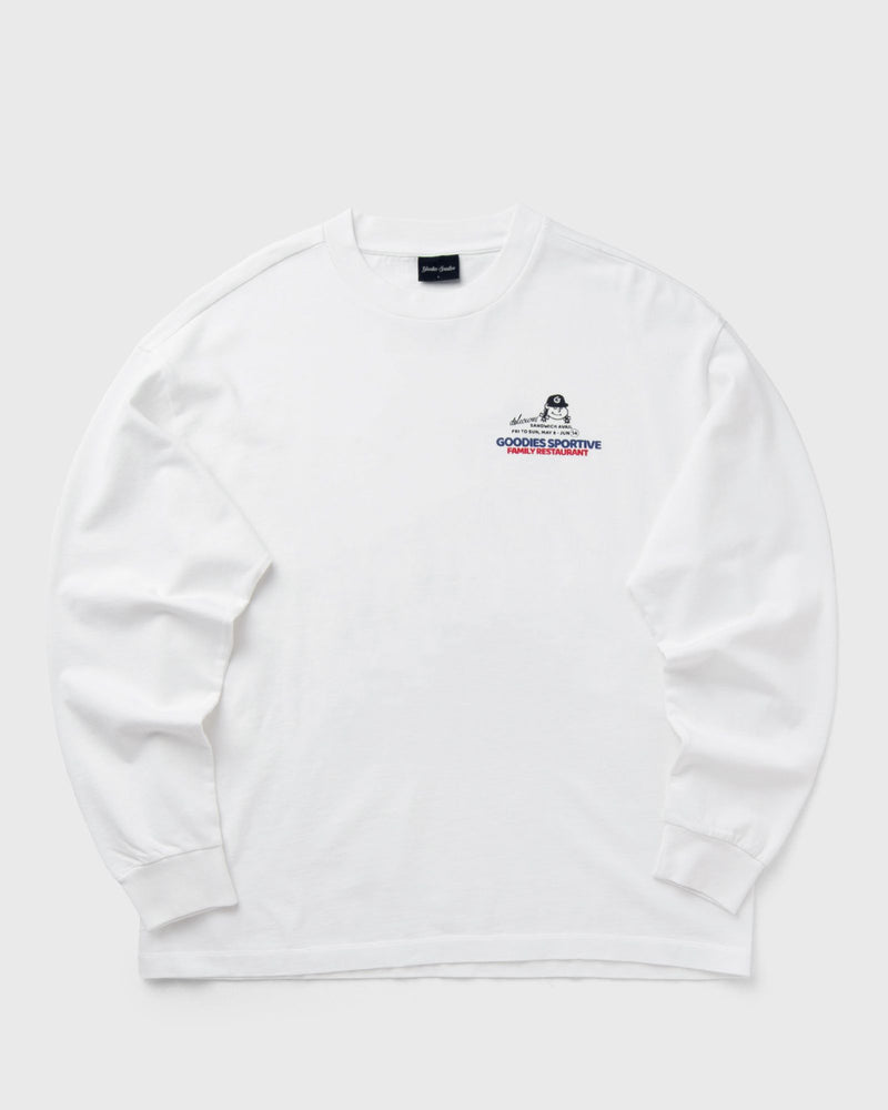 Goodies Sportive Whole Meal Long Sleeve Tee White