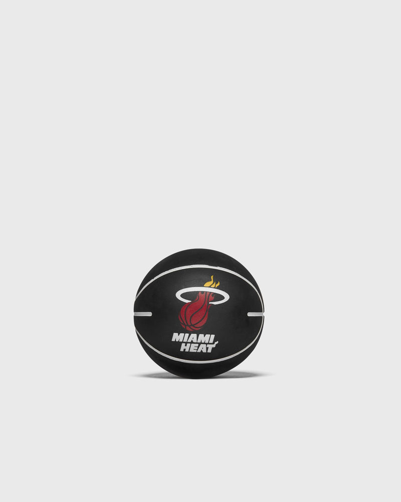 Wilson Mini NBA Dribbler Basketball Miami Heat Black