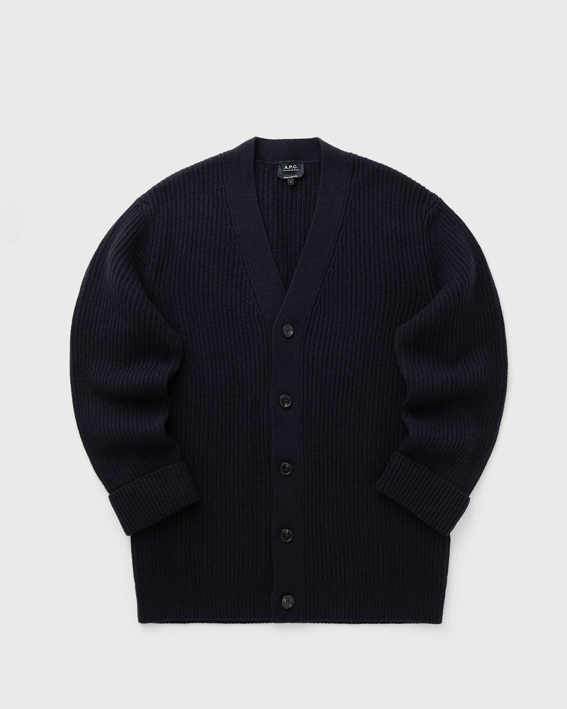 A.p.c. Lambswool Cachemire a Cotes Blue