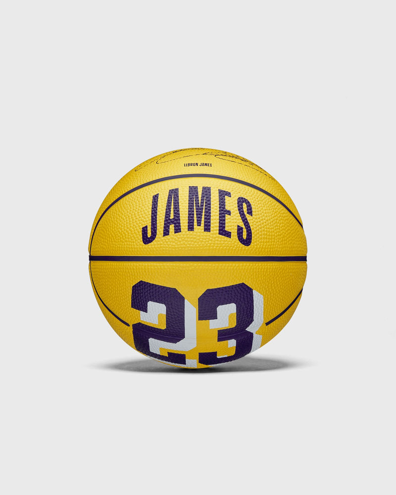 Wilson NBA Player Icon Mini Basketball Lebron New Size 3 Yellow