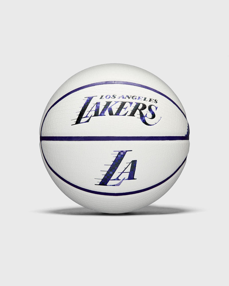 Wilson NBA Team Pixel Basketball LA Lakers Size 7 White