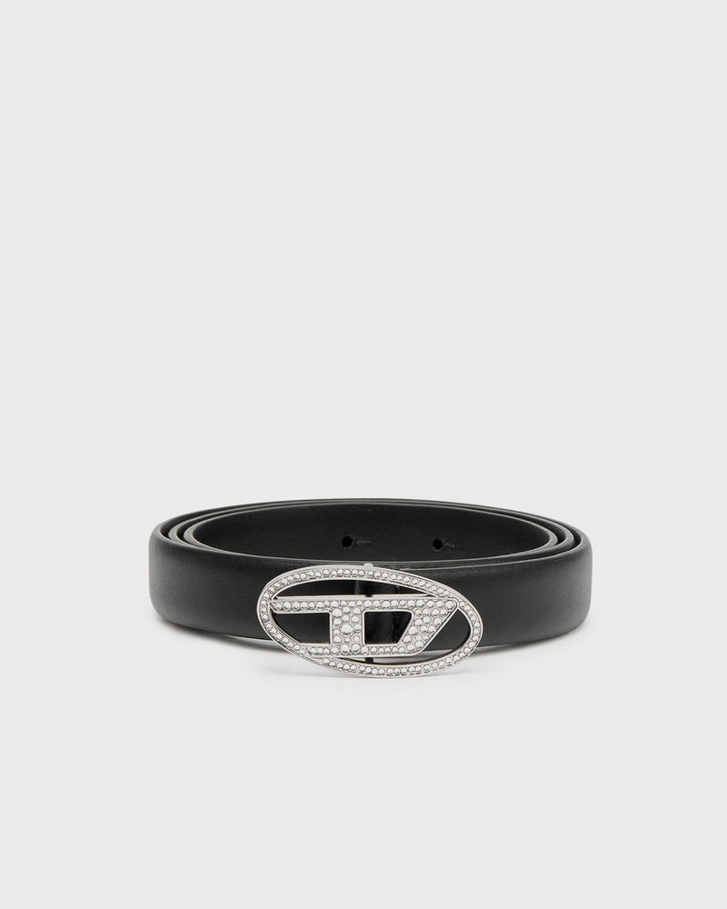Diesel Oval D Logo B-1DR Strass Black