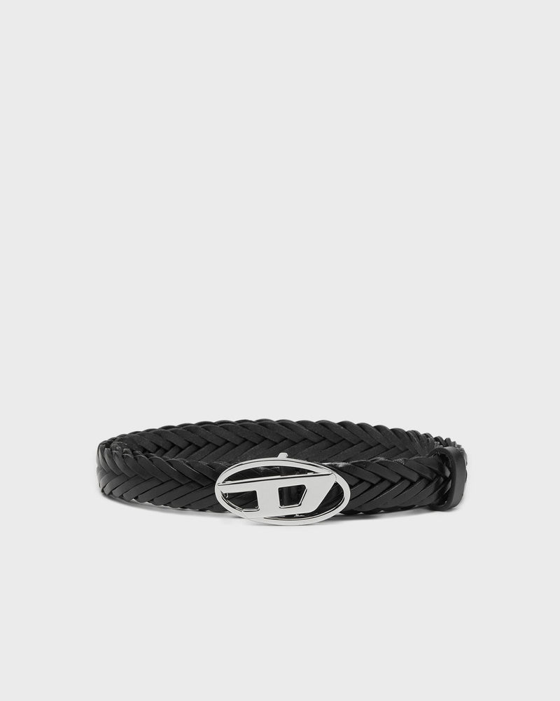 Diesel Oval D Logo B-1DR 20 Belt Black