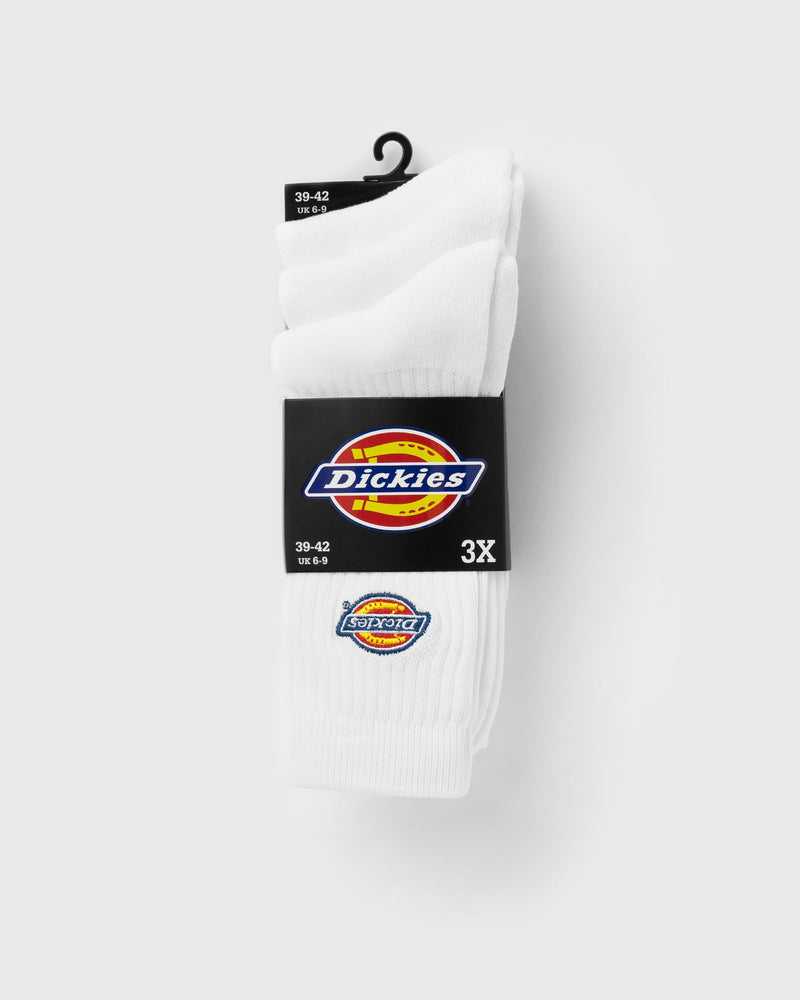 Dickies Valley Grove Socks (3-Pack) White