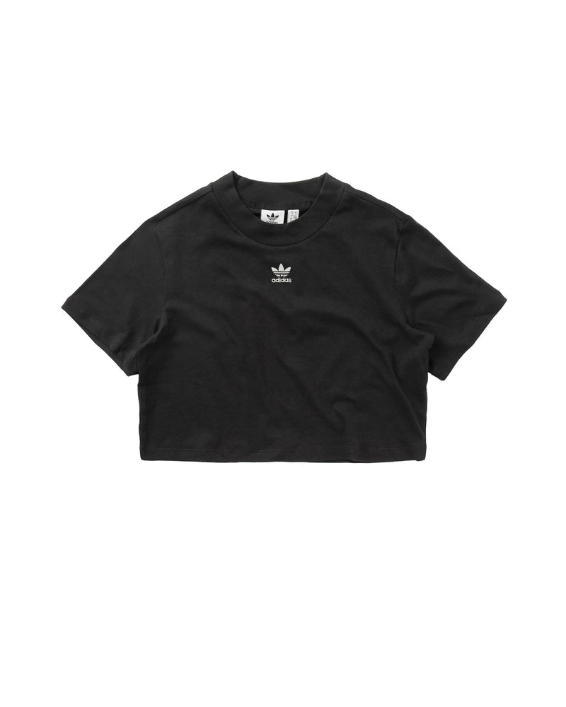 Adidas Womens Cropped Tee Black