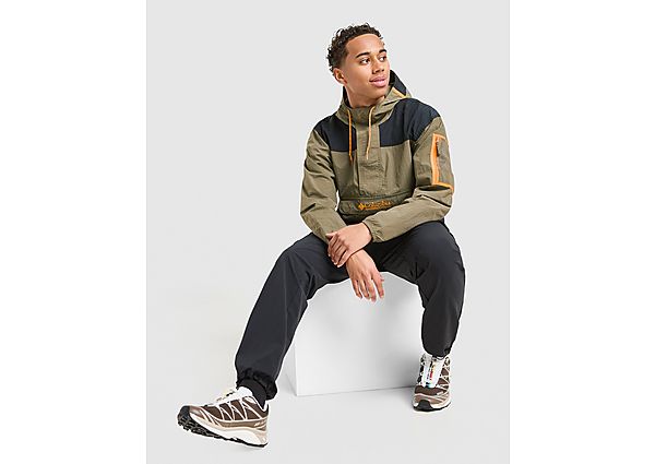 Columbia Challenger 1/2 Zip Windbreaker green