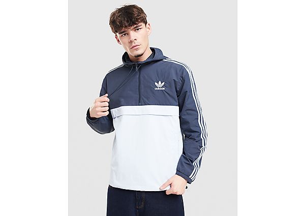 adidas Originals Overhead Retro Windbreaker blue