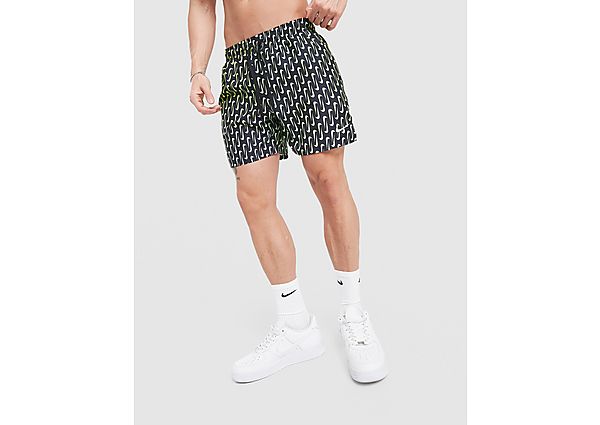 Nike Swoosh Link Fade Swim Shorts black