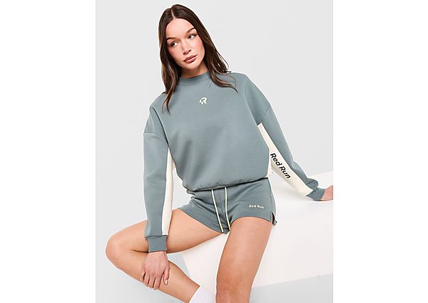 Red Run Activewear Skyline Crew Neck Sweater green
