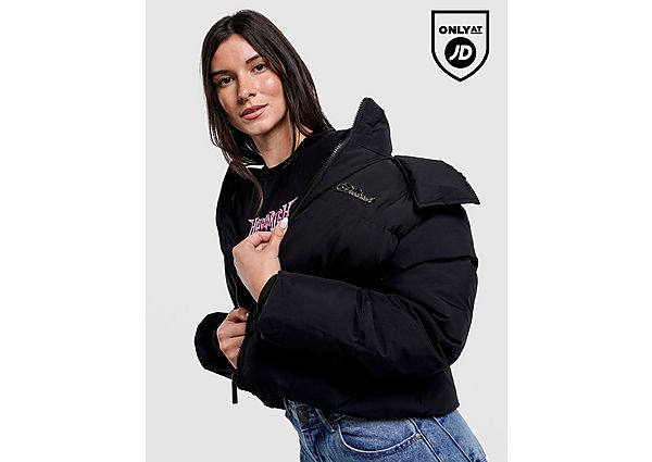 Hoodrich Hugo Cropped Puffer Jacket black