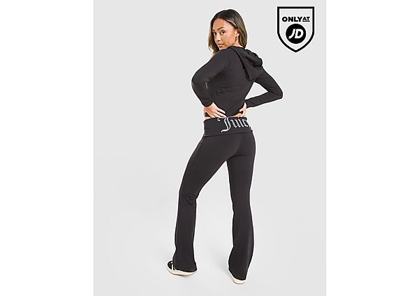 JUICY COUTURE Diamante Fold Down Pants black