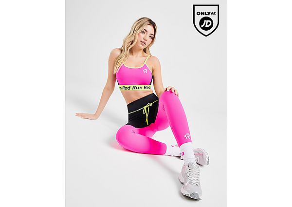 Red Run Activewear Twin Flame Perky Leggings black