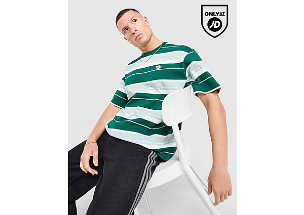adidas Originals Stripe T-Shirt green