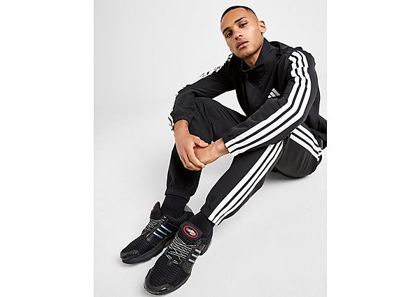 adidas Woven 3-Stripes Tracksuit black