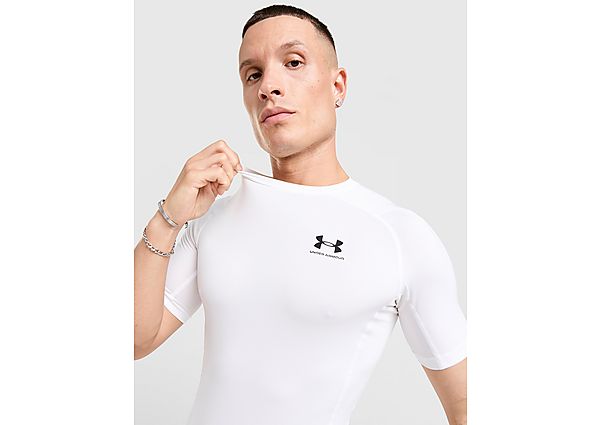 Under Armour HeatGear Short Sleeve Compression T-Shirt white