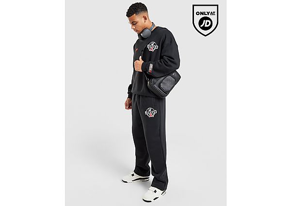 Jordan Globe Open Hem Joggers black