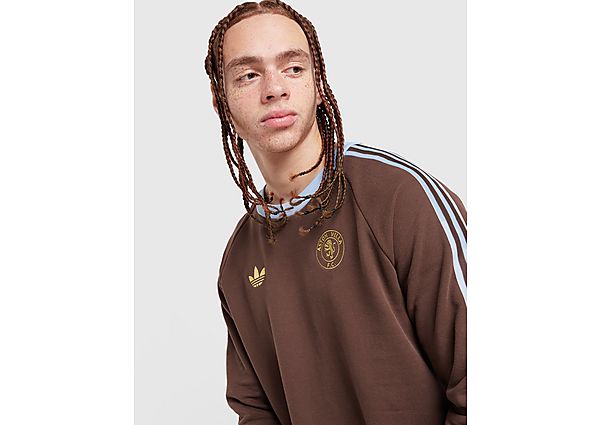 adidas Originals Aston Villa FC OG Crew Sweatshirt brown