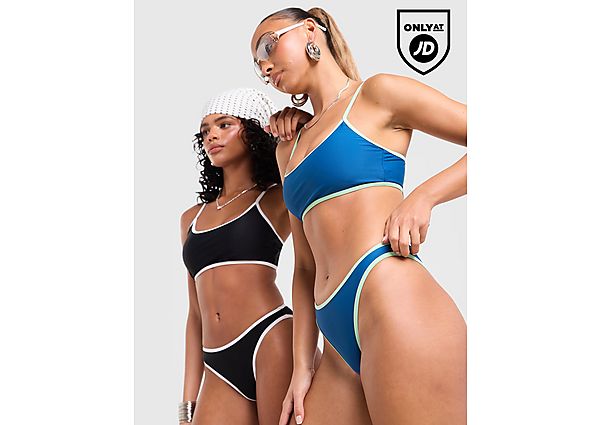 Unlike Humans Scoop Bikini Bottoms blue