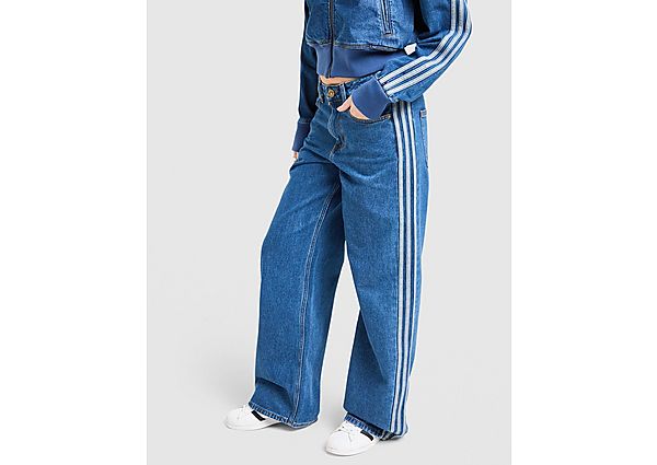 adidas Originals Denim Firebird Track Pants blue