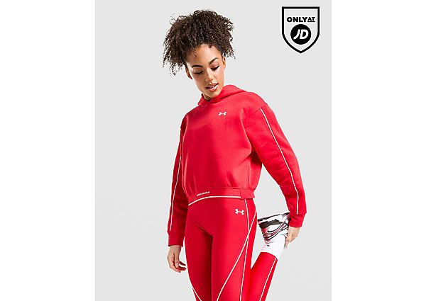 Under Armour Waistband Piping Hoodie red