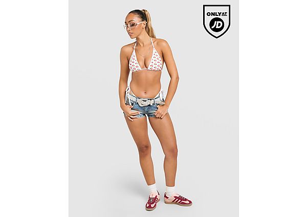 Unlike Humans Micro Shorts blue