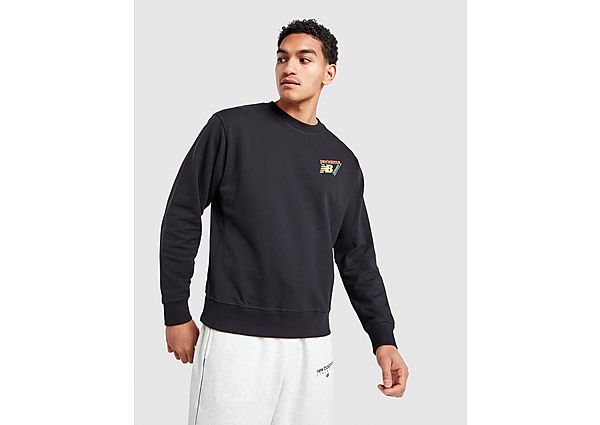 New Balance Neon Crew Sweatshirt black