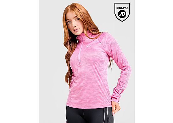Under Armour Tech Eclipse 1/2 Zip Top pink